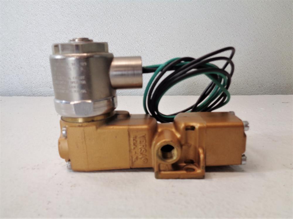 Versa 1/4" 3-Way Solenoid Valve VSG-3321-XX-D012